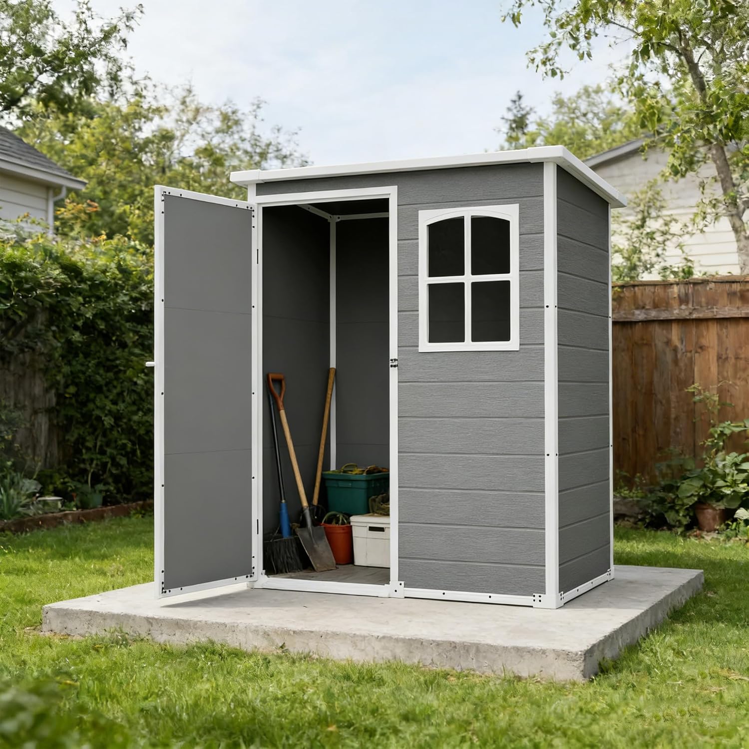 Outdoor Furniture Patio - Resin Outdoor Storage Shed Kit Plastic
