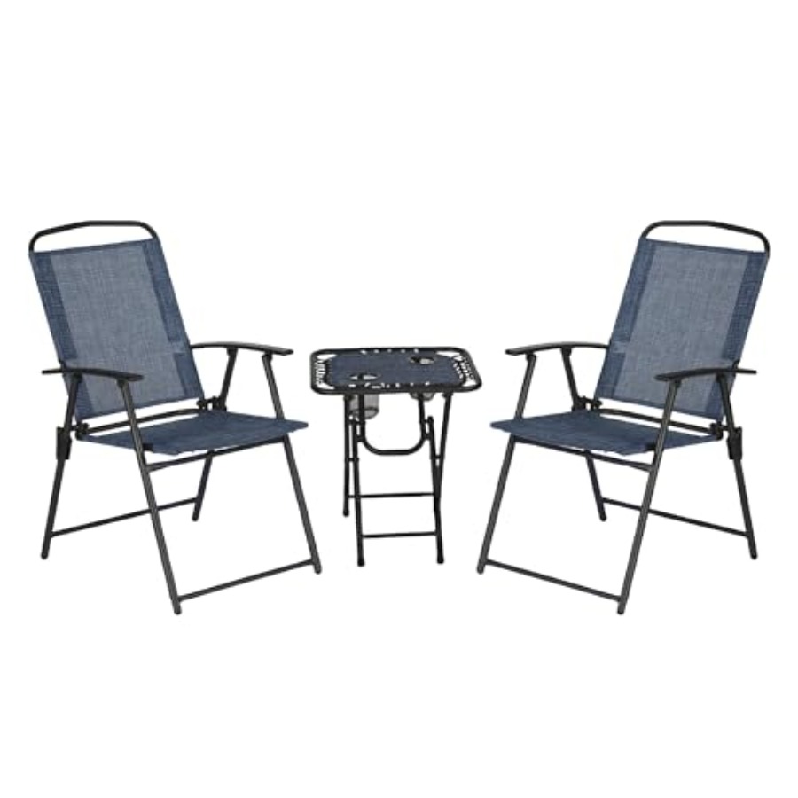 Outdoor Furniture Patio - Trapper's Peak 3-Piece Folding Outdoor Patio