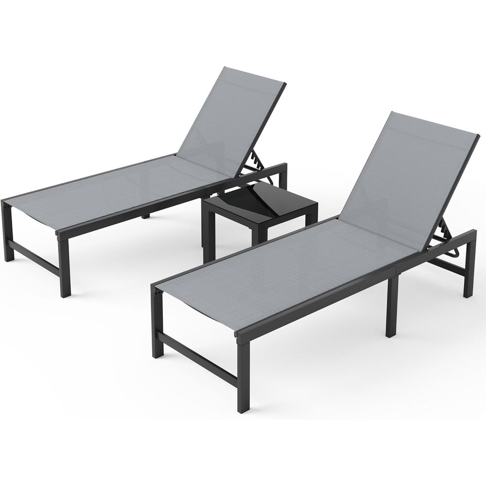 Outdoor Furniture Ofo - Chair Set o 2 with Table