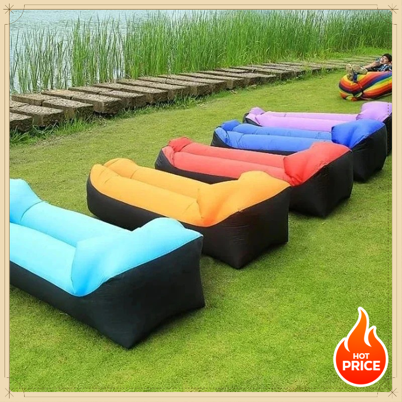 Outdoor Furniture Lounge Set - Portable Inflatable Lounger Lazy Inflatable Sofa