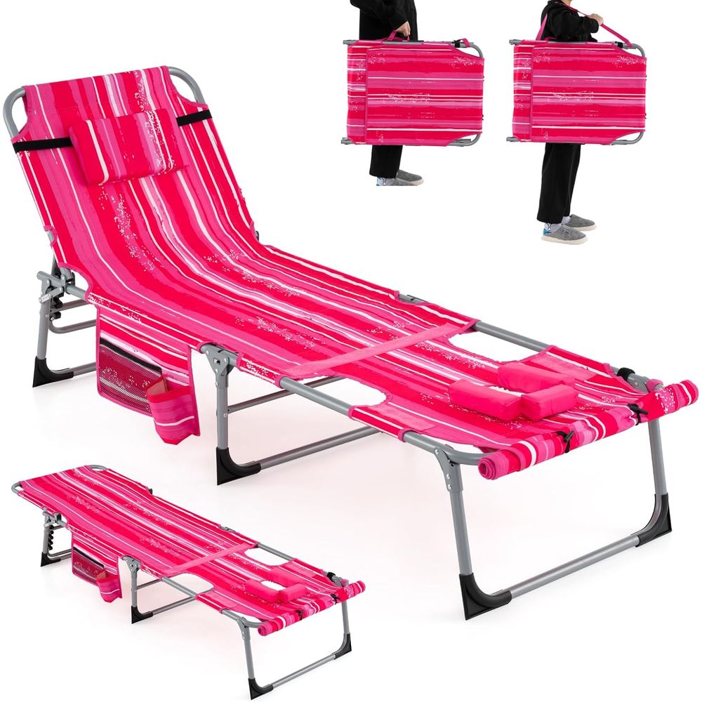 Outdoor Furniture Ofo - Set o 2 Tanning Chair, 5-Position