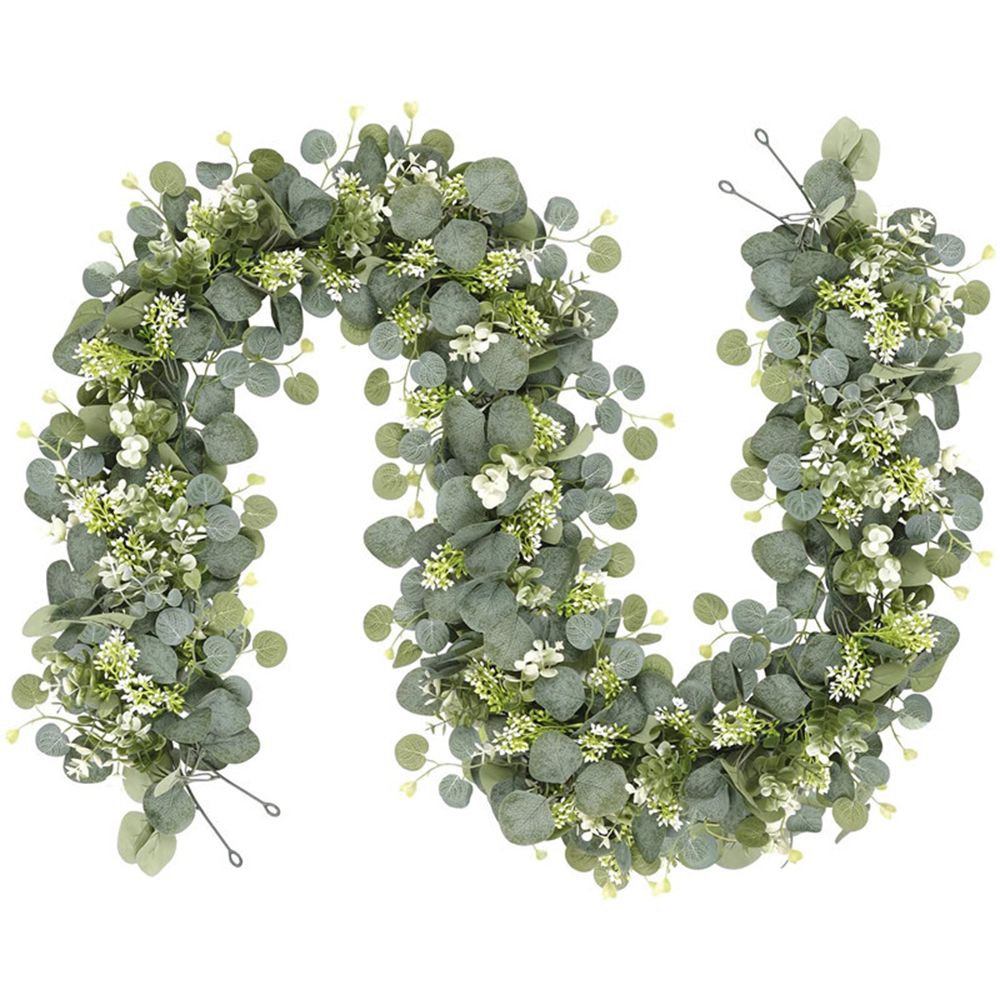 Outdoor Furniture Rh - Artificial Eucalyptus Garland Fake Greenery Eucalyptus