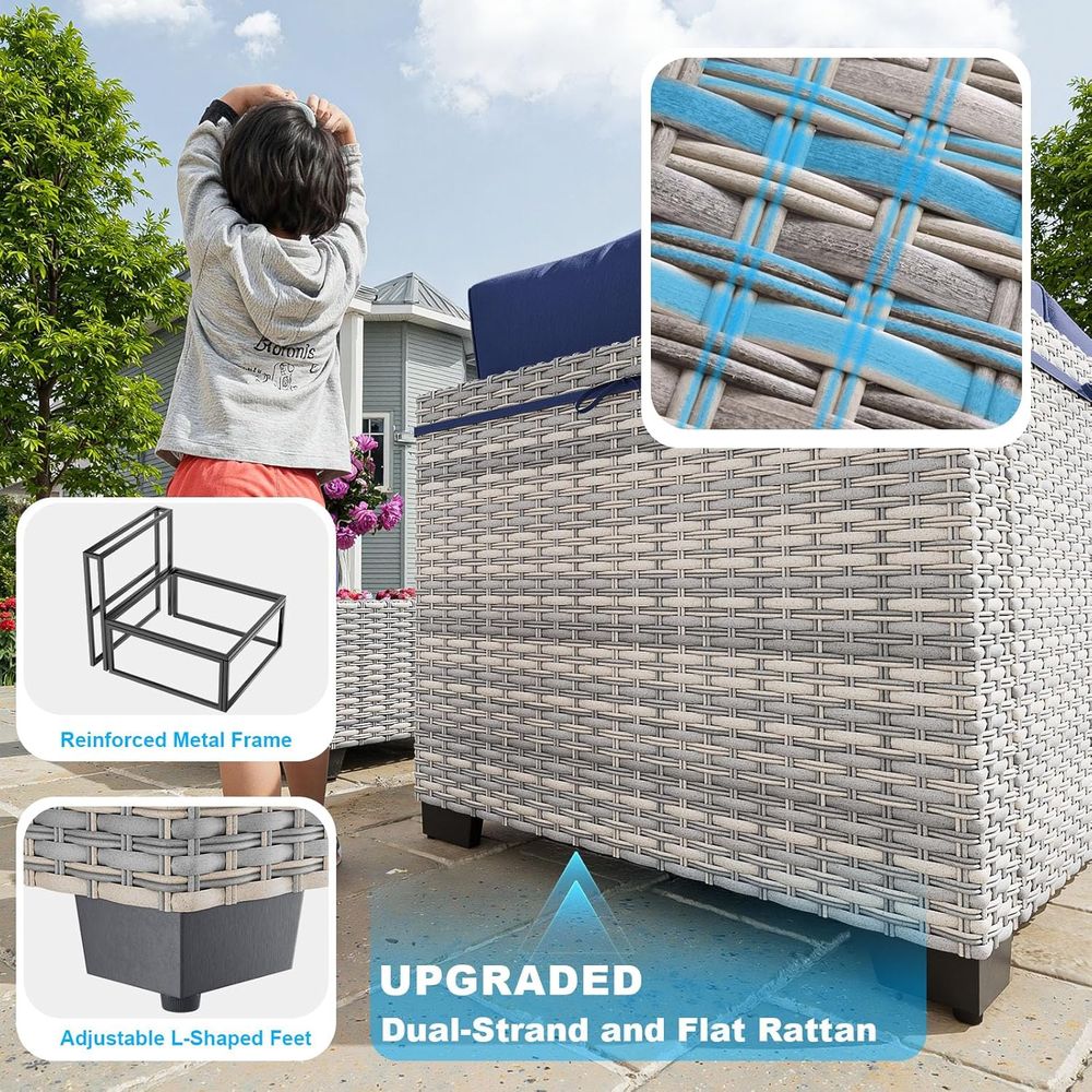 7-Piece Outdoor Sectional Pati - Outdoor Furniture Ofo 리뷰 및 가격