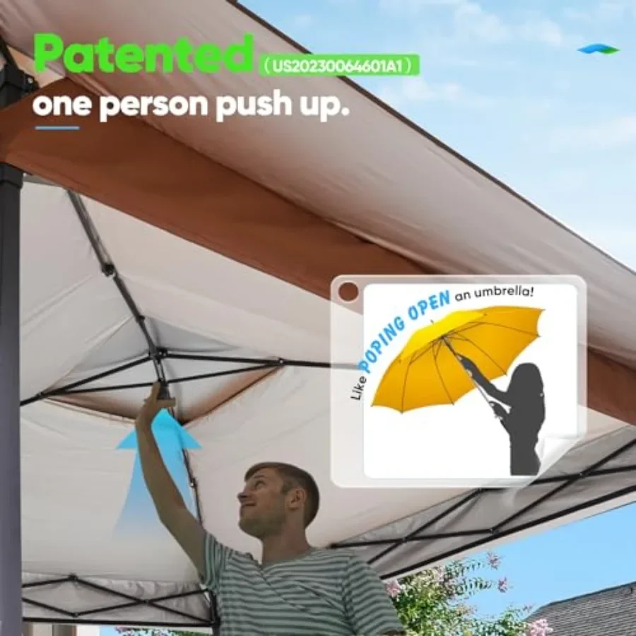 13'x13' Pop up Gazebo  Tent On - Outdoor Furniture Gazebo 리뷰 및 가격