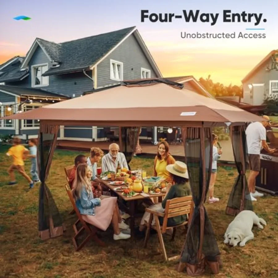 13'x13' Pop up Gazebo  Tent On - Outdoor Furniture Gazebo 리뷰 및 가격