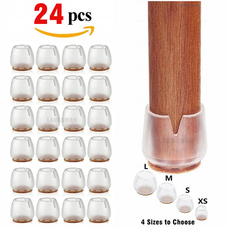 24pcs Silicone Chair Leg Prote - Outdoor Furniture Glider 리뷰 및 가격