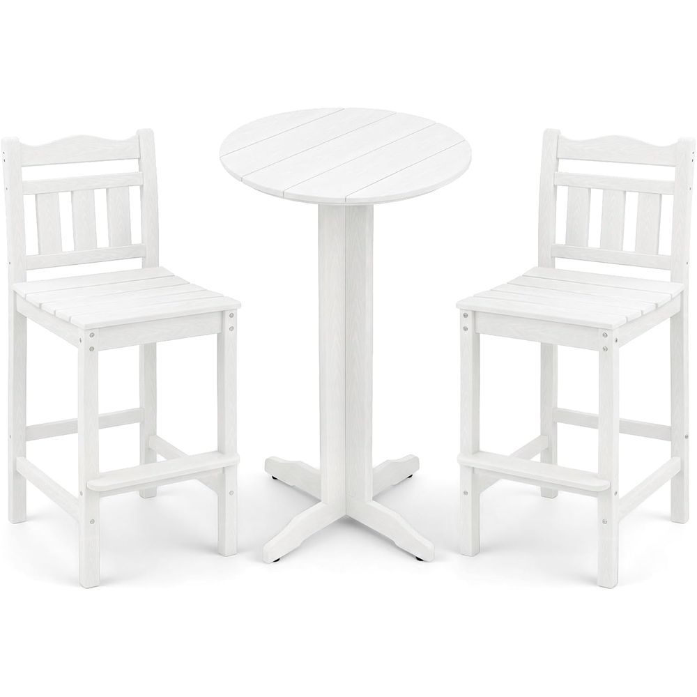 3-Piece Outdoor Bar Set, HDPE  - Outdoor Furniture Ofo 리뷰 및 가격