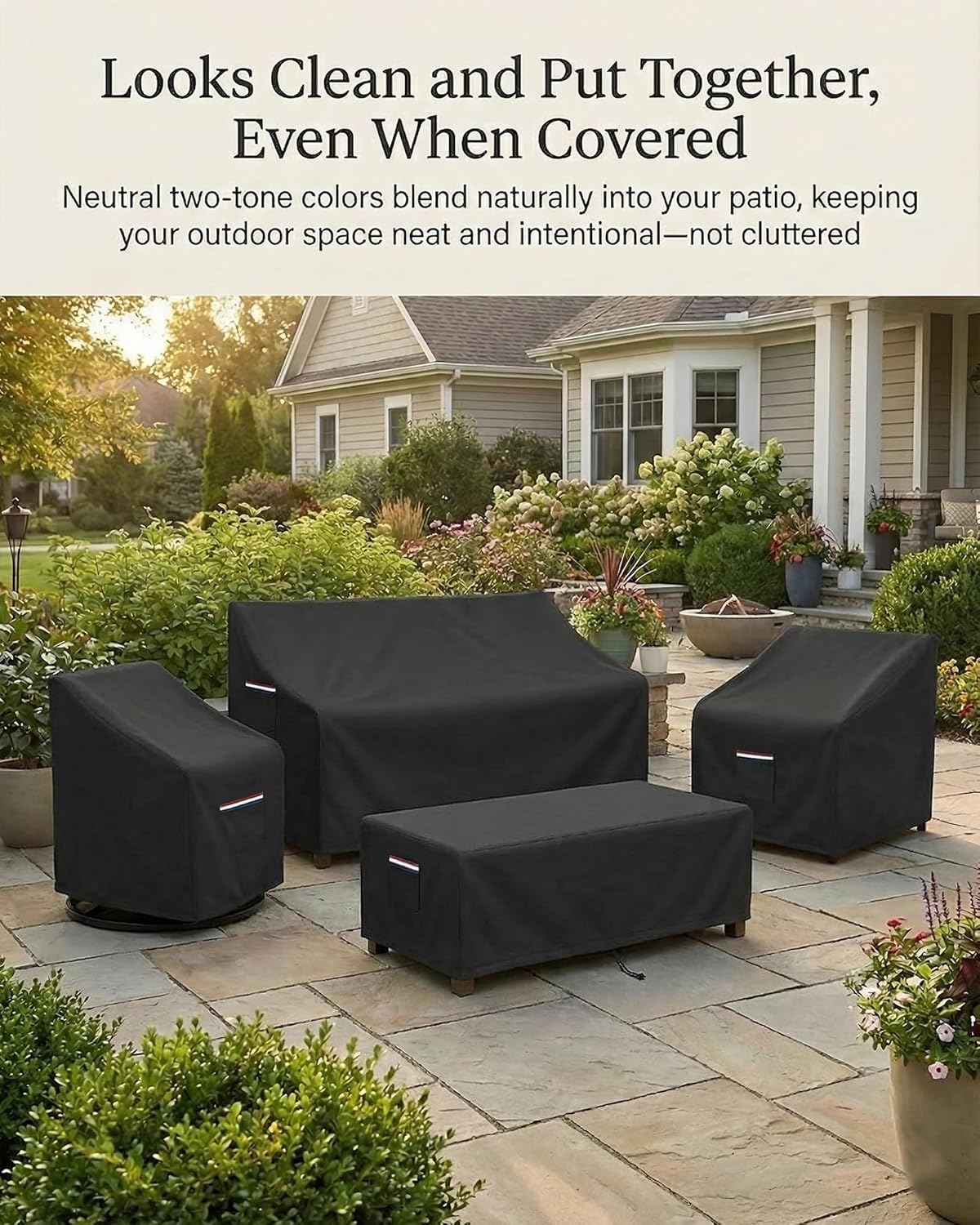 4-Piece Patio Furniture Cover  - Outdoor Furniture Heavy 리뷰 및 가격