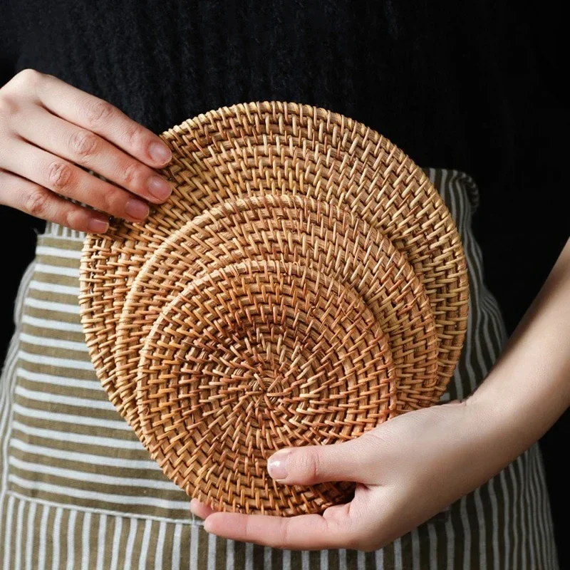 Handmade Round Rattan Coasters - Outdoor Furniture Rh 리뷰 및 가격
