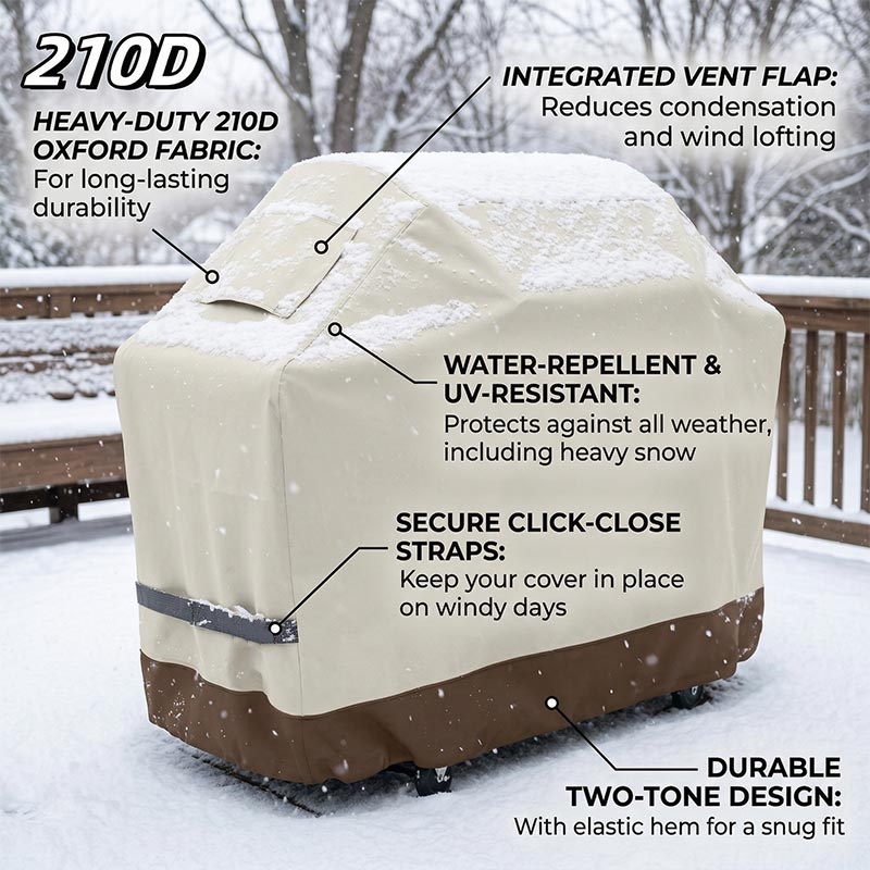 210D BBQ Beige Barbecue Grill  - Outdoor Furniture Manufacturer 리뷰 및 가격
