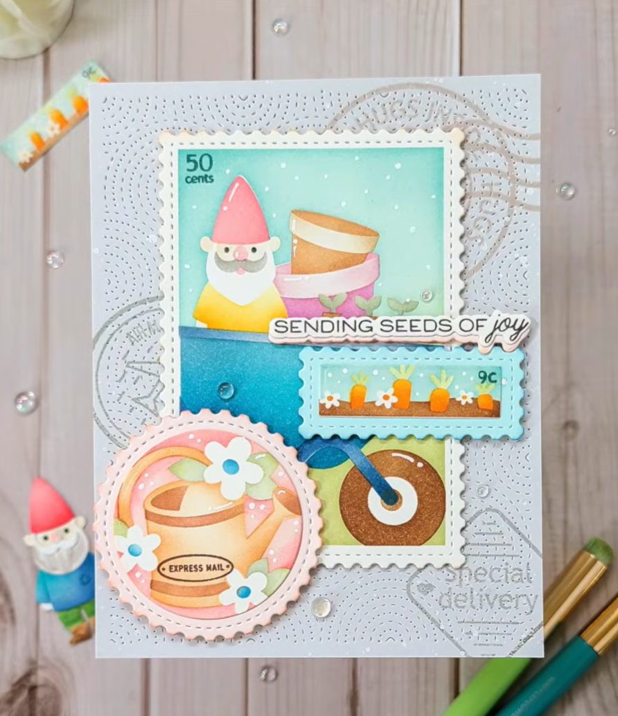 Seed Packet Postage Collage Ga - Outdoor Furniture Sunbrella 리뷰 및 가격