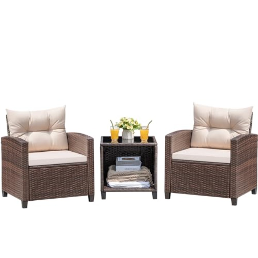 Devoko 3 Pieces Patio Furnitur - Outdoor Furniture Patio 리뷰 및 가격
