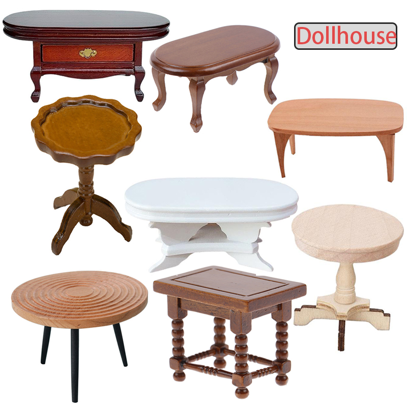 1:12 Dollhouse Miniature Round - Outdoor Furniture Wooden 리뷰 및 가격