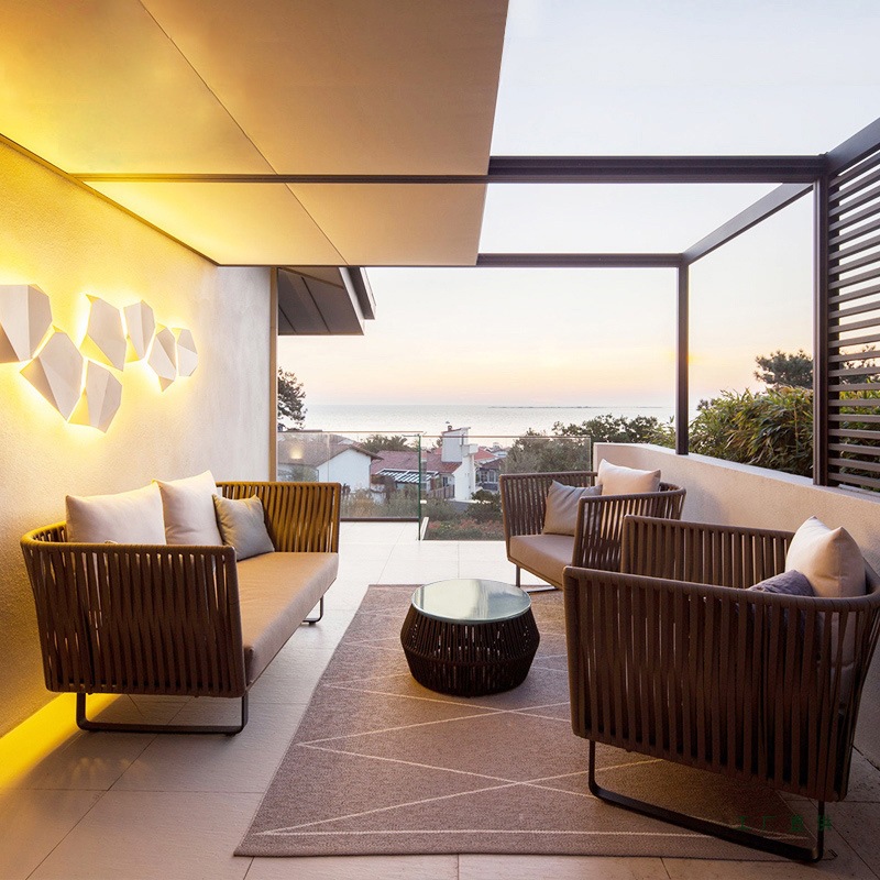 Outdoor Rattan Sofa Set Waterp - Outdoor Furniture Rh 리뷰 및 가격