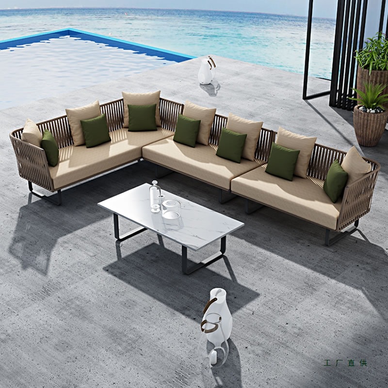 Outdoor Rattan Sofa Set Waterp - Outdoor Furniture Rh 리뷰 및 가격