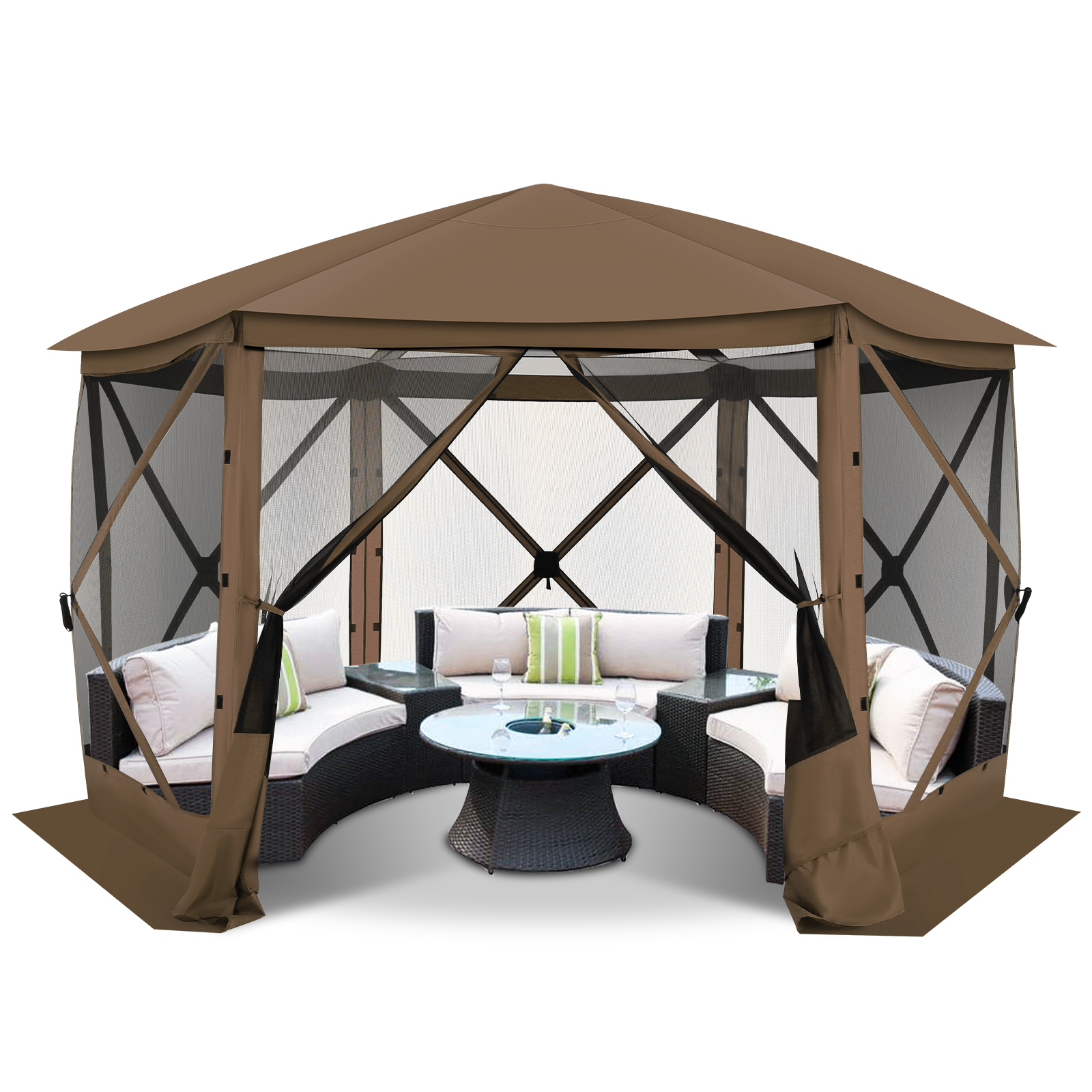 12x12ft Pop Up Gazebo Screen H - Outdoor Furniture Gazebo 리뷰 및 가격