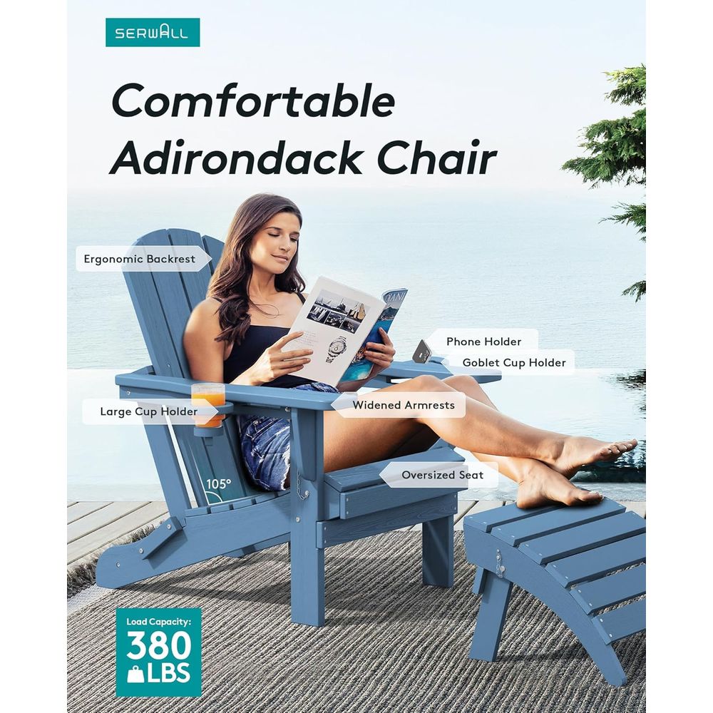 olding Adirondack Chair, HDPE  - Outdoor Furniture Ofo 리뷰 및 가격