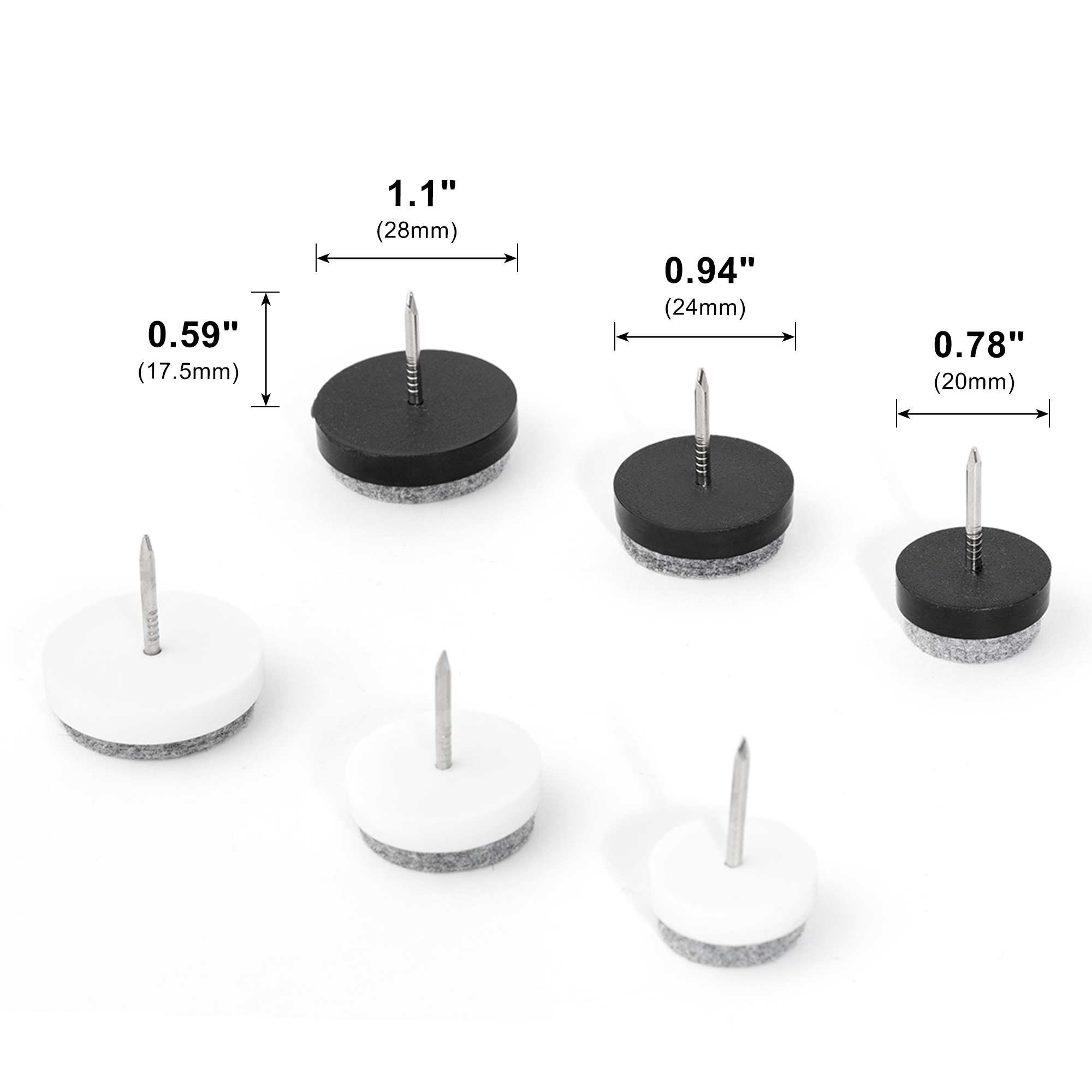 20PCS Furniture Feet Felt Pads - Outdoor Furniture Glider 리뷰 및 가격