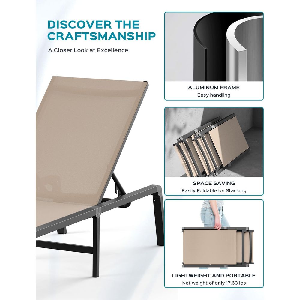 Patio Chaise Lounge Chair, old - Outdoor Furniture Ofo 리뷰 및 가격