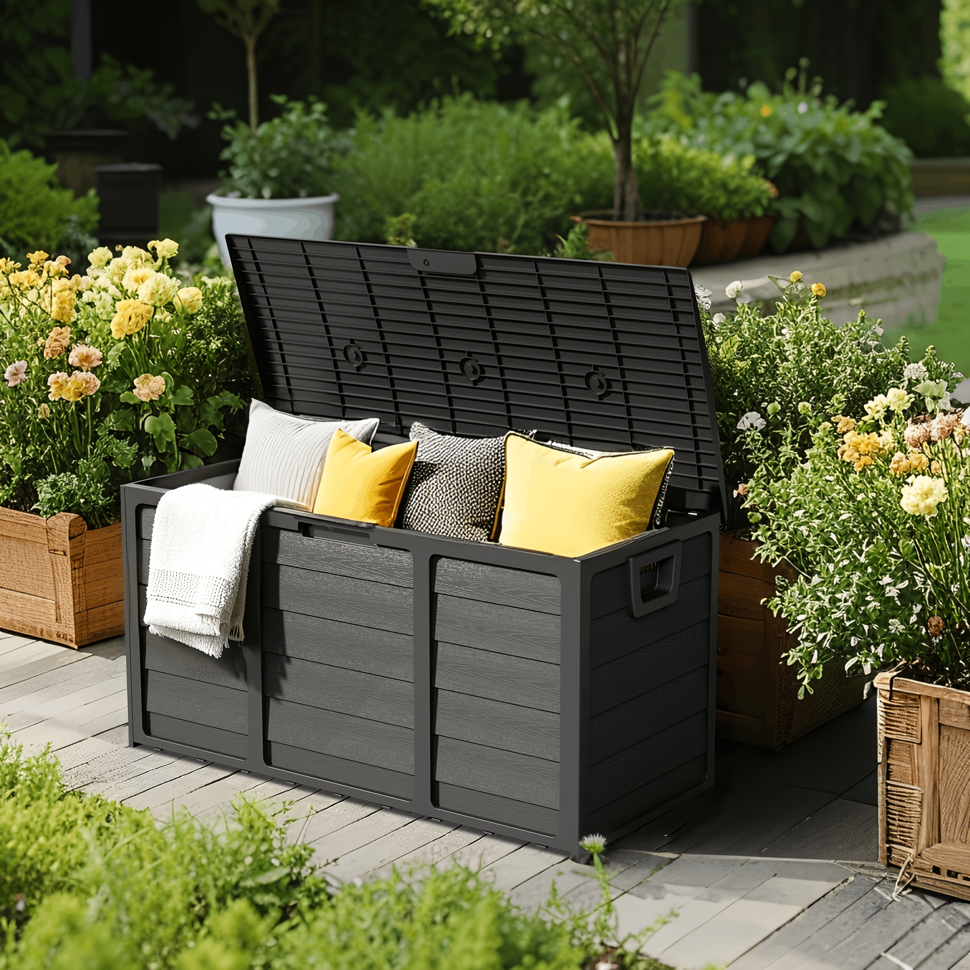 Weatherproof Resin Storage, 75 - Outdoor Furniture Patio 리뷰 및 가격