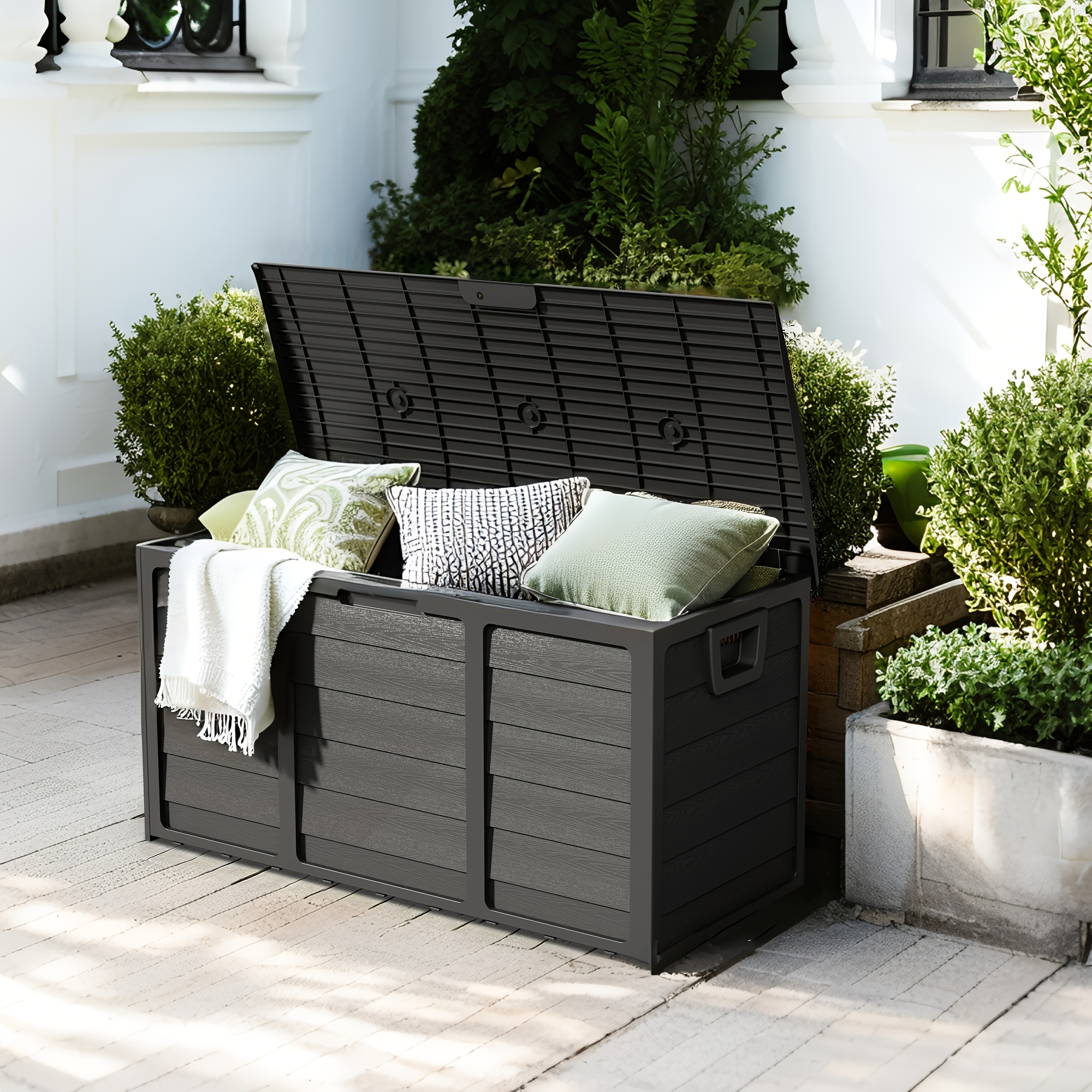 Weatherproof Resin Storage, 75 - Outdoor Furniture Patio 리뷰 및 가격