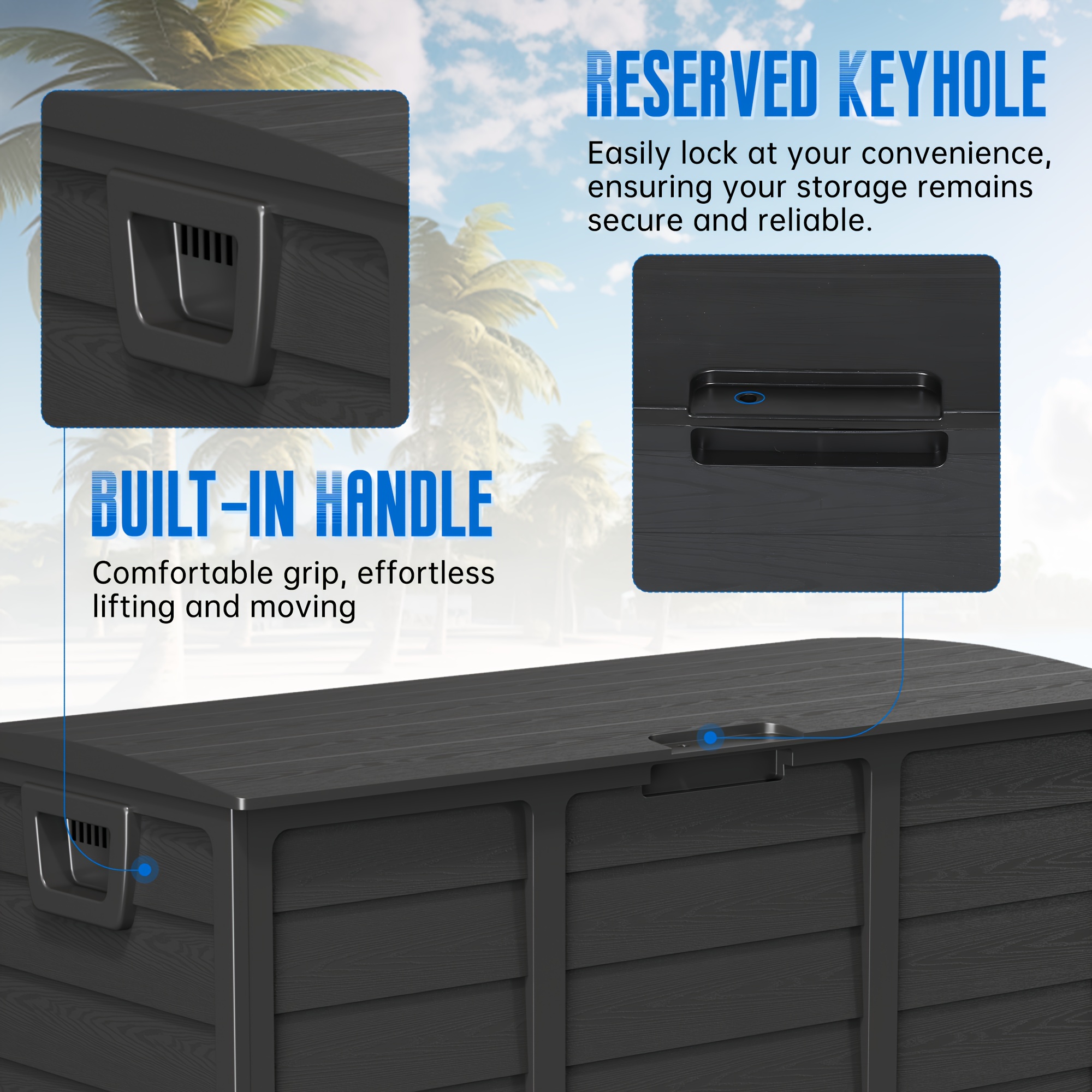 Weatherproof Resin Storage, 75 - Outdoor Furniture Patio 리뷰 및 가격