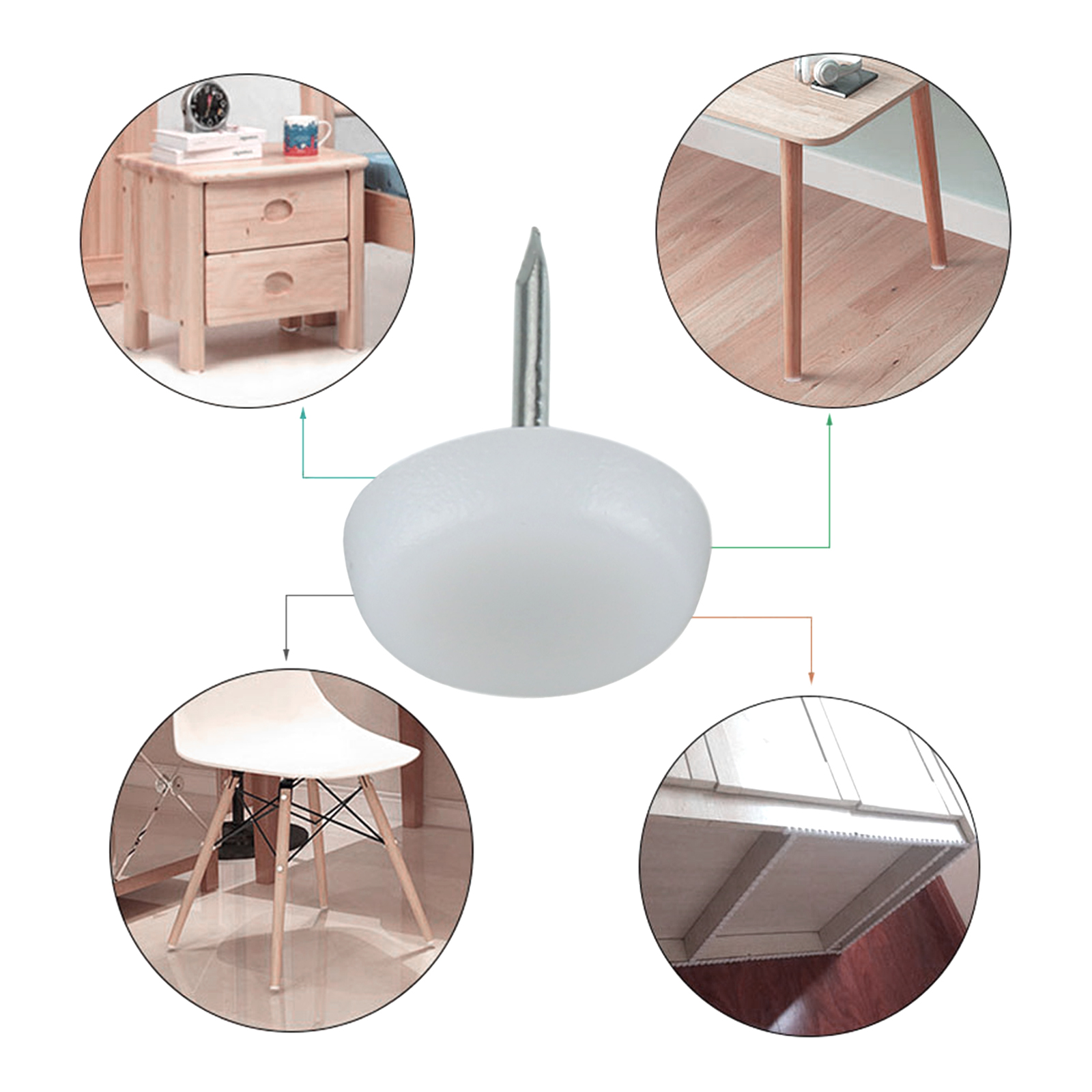 50Pcs 14/18/20mm Table Chair L - Outdoor Furniture Glider 리뷰 및 가격