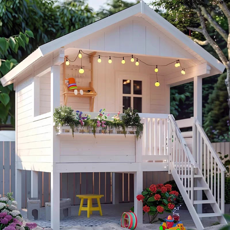 Kindergarten Playhouse Outdoor - Outdoor Furniture Wooden 리뷰 및 가격