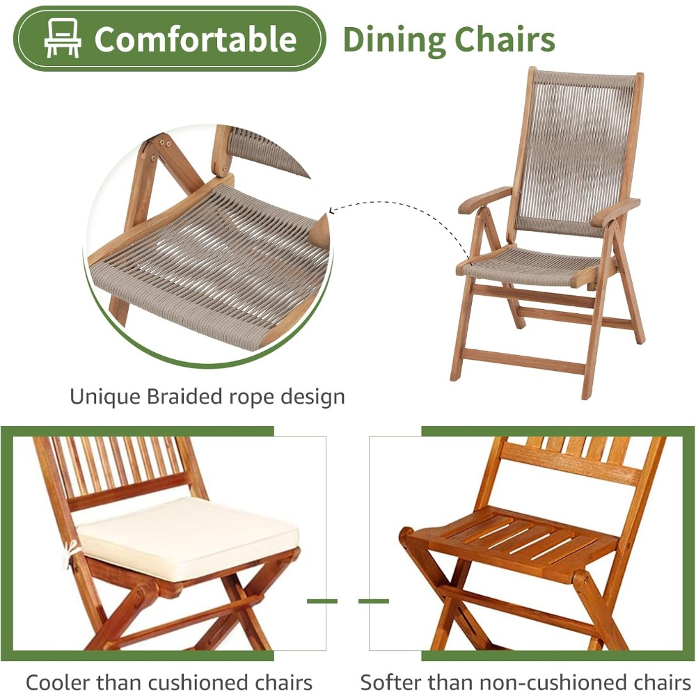 OC Orange-Casual 7 Pieces Pati - Outdoor Furniture Ofo 리뷰 및 가격
