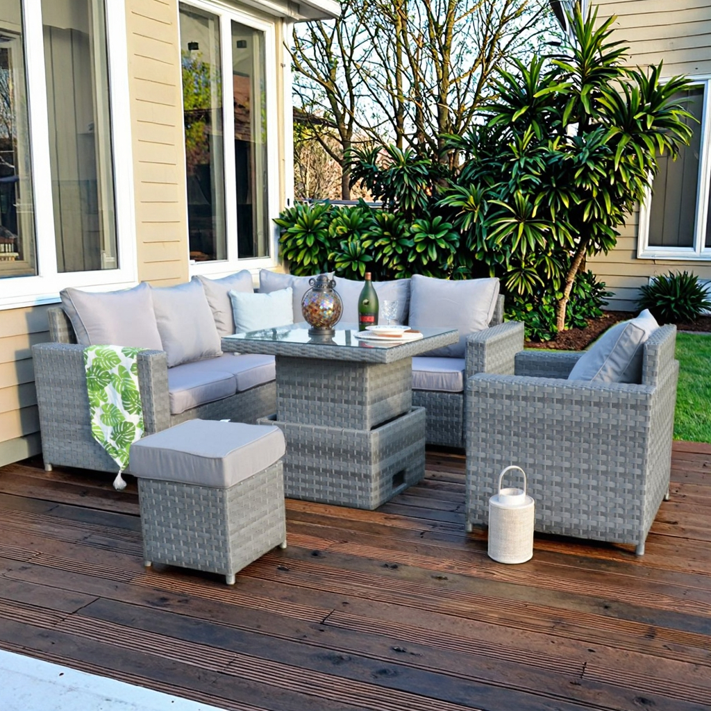Factory Direct Sell Garden Cor - Outdoor Furniture Lounge Set 리뷰 및 가격