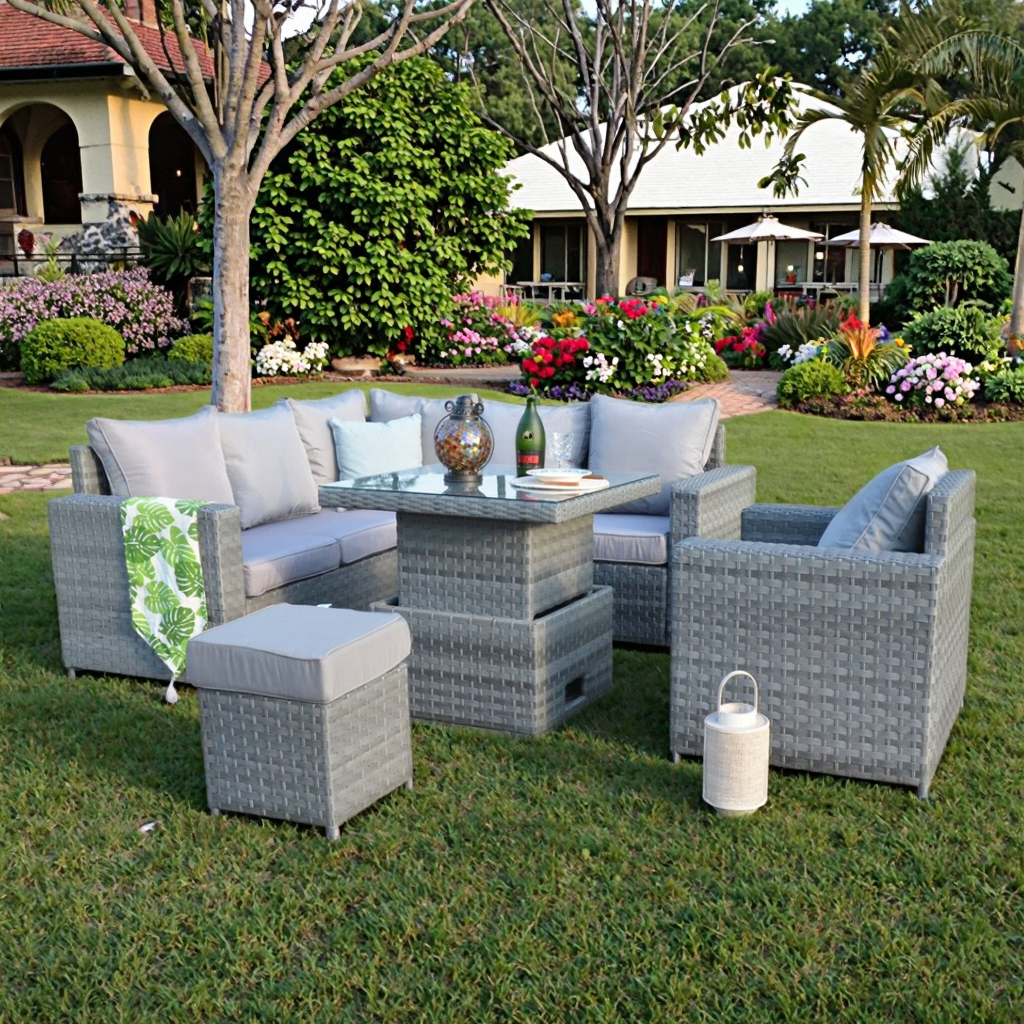 Factory Direct Sell Garden Cor - Outdoor Furniture Lounge Set 리뷰 및 가격