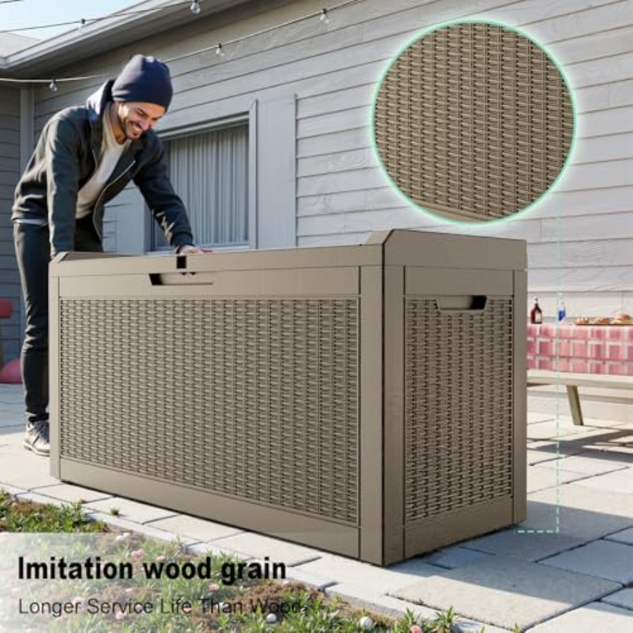 60 Gallon Outdoor Storage Box  - Outdoor Furniture Ofo 리뷰 및 가격