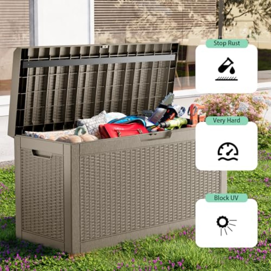 60 Gallon Outdoor Storage Box  - Outdoor Furniture Ofo 리뷰 및 가격