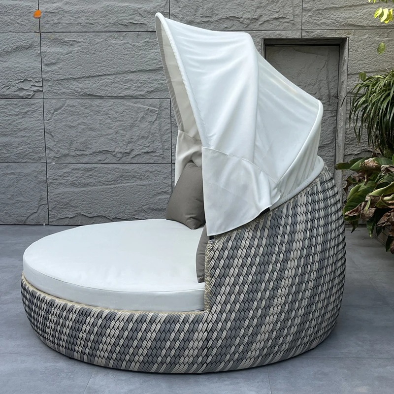 Daybed,Anti-UV Rustproof Round - Outdoor Furniture Lounge Set 리뷰 및 가격