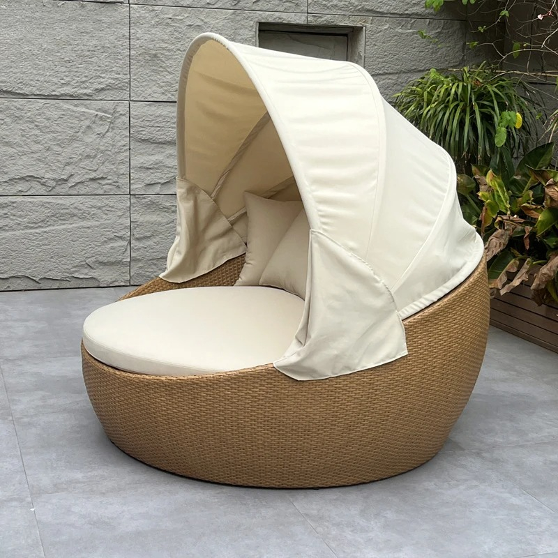 Daybed,Anti-UV Rustproof Round - Outdoor Furniture Lounge Set 리뷰 및 가격