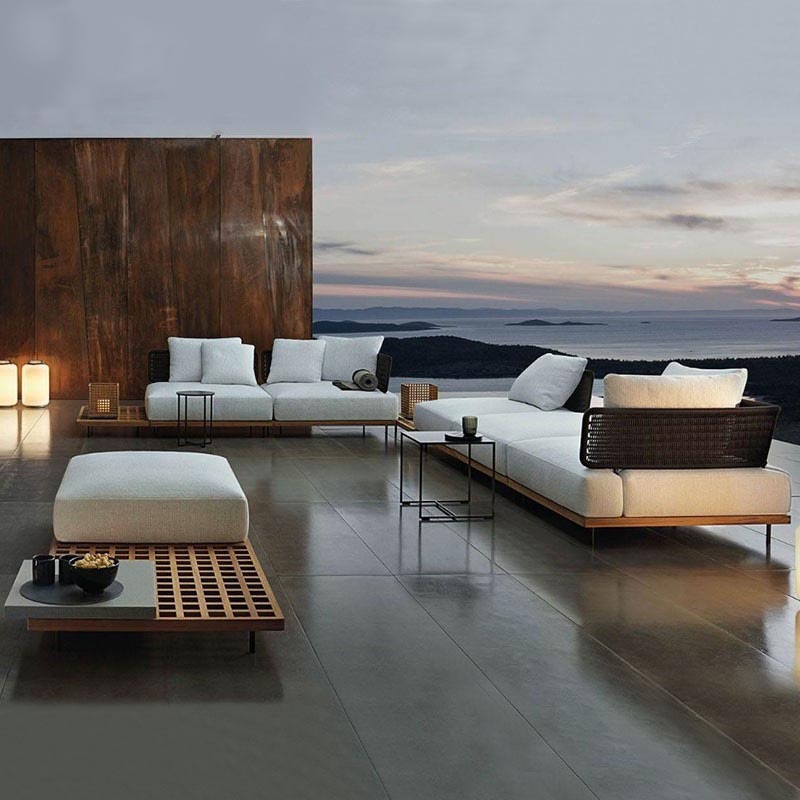 qw-Outdoor Sofa Patio Villa Te - Outdoor Furniture Teak 리뷰 및 가격