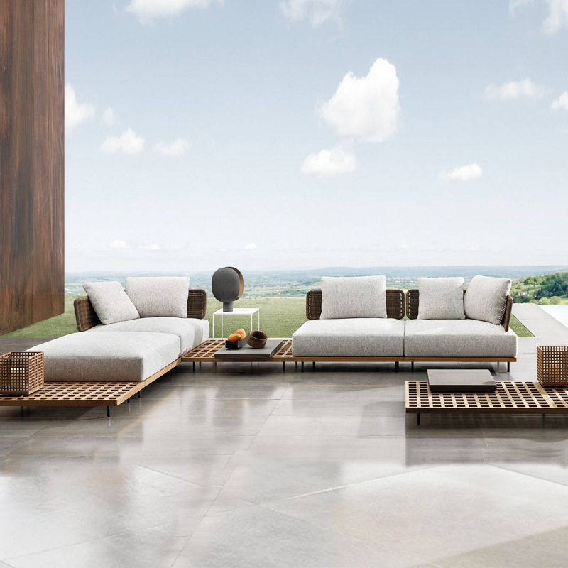 qw-Outdoor Sofa Patio Villa Te - Outdoor Furniture Teak 리뷰 및 가격