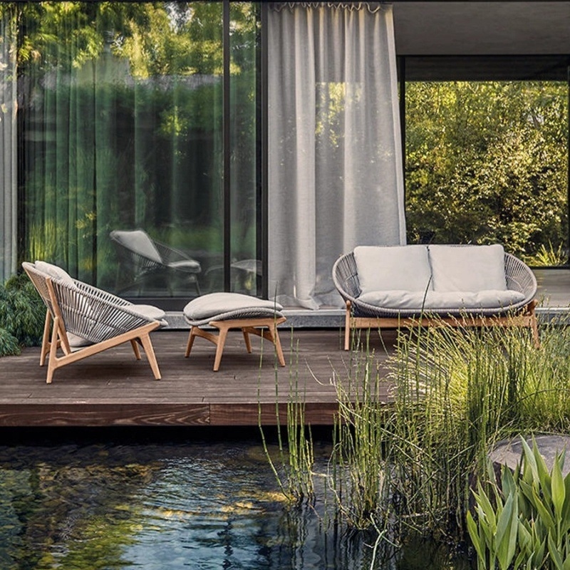 Nordic outdoor leisure teak so - Outdoor Furniture Teak 리뷰 및 가격