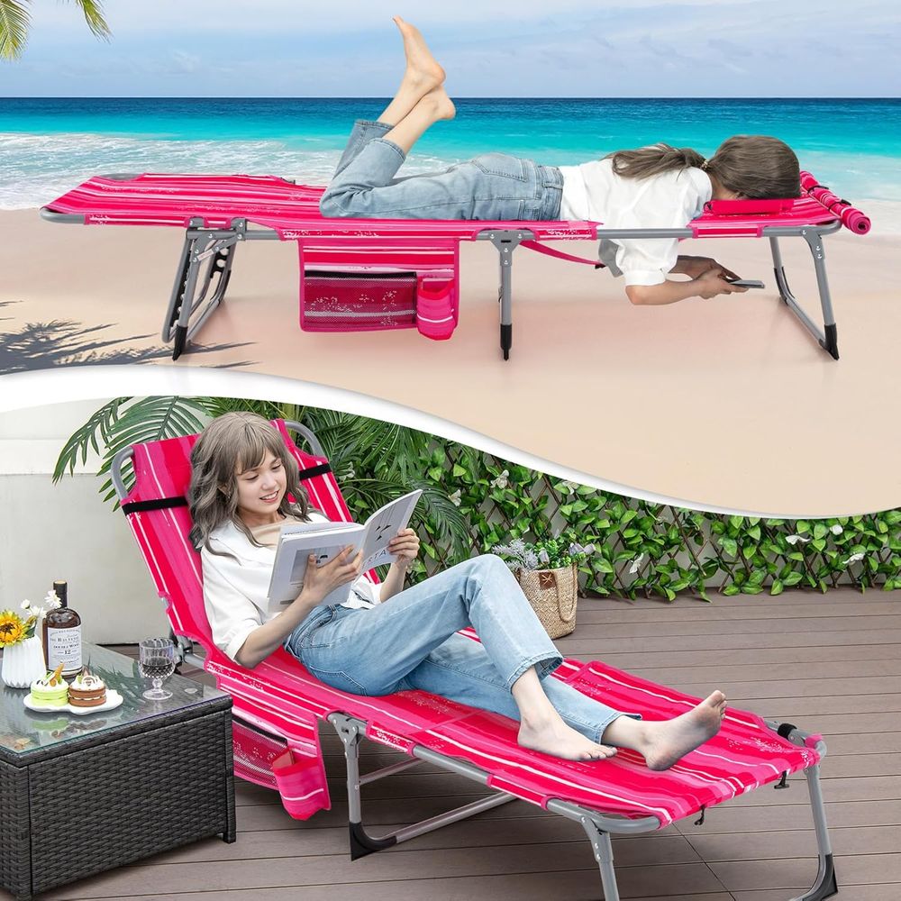 Set o 2 Tanning Chair, 5-Posit - Outdoor Furniture Ofo 리뷰 및 가격