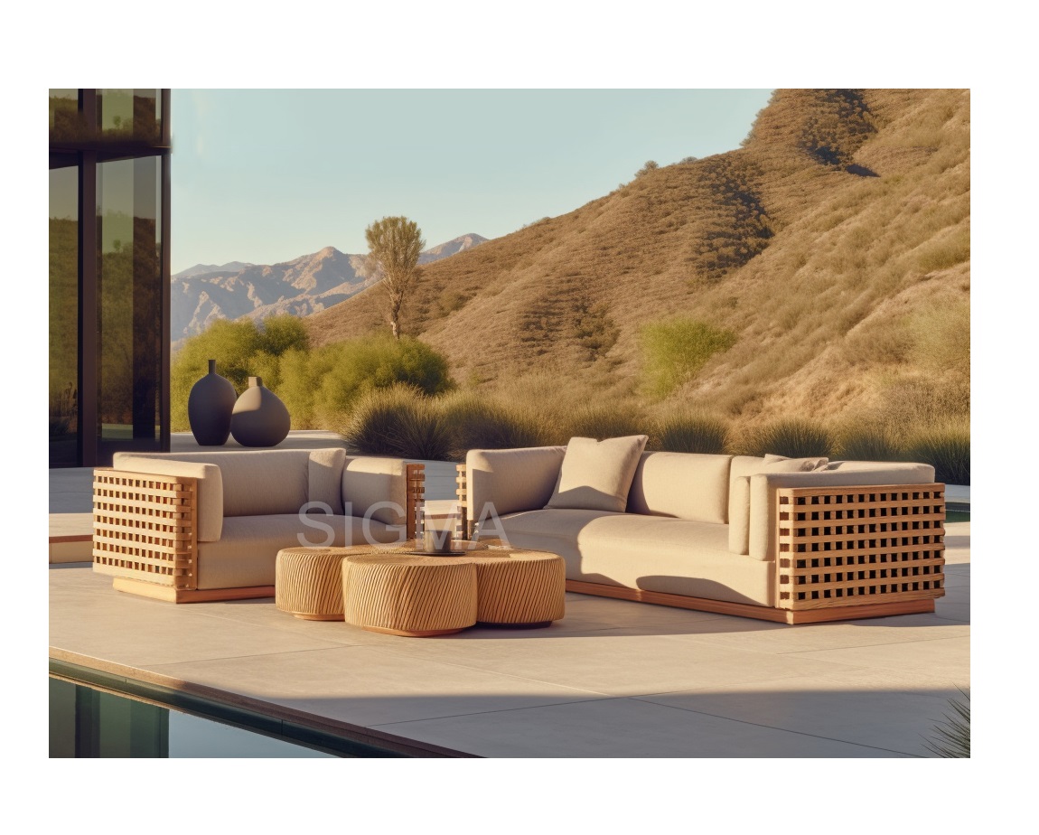 Sigma Teak Sofa Outdoor Furnit - Outdoor Furniture Teak 리뷰 및 가격
