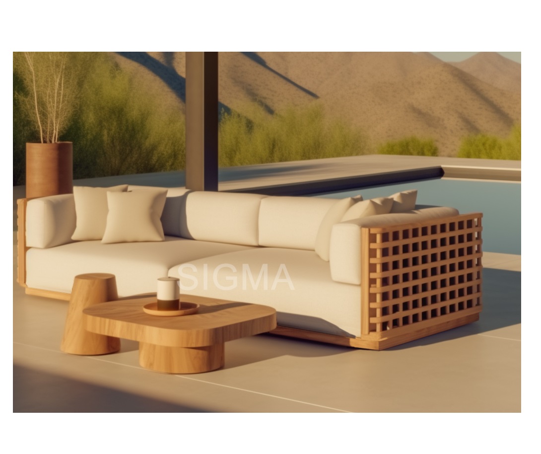 Sigma Teak Sofa Outdoor Furnit - Outdoor Furniture Teak 리뷰 및 가격