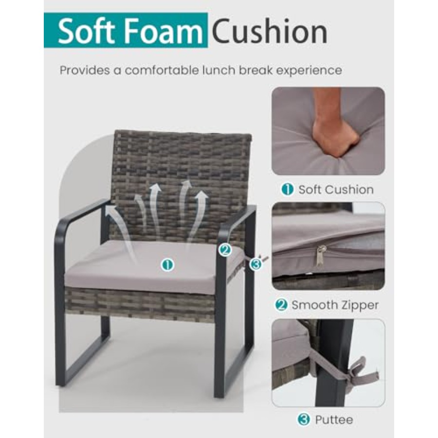 Bezseller 3 Piece Outdoor Pati - Outdoor Furniture Patio 리뷰 및 가격