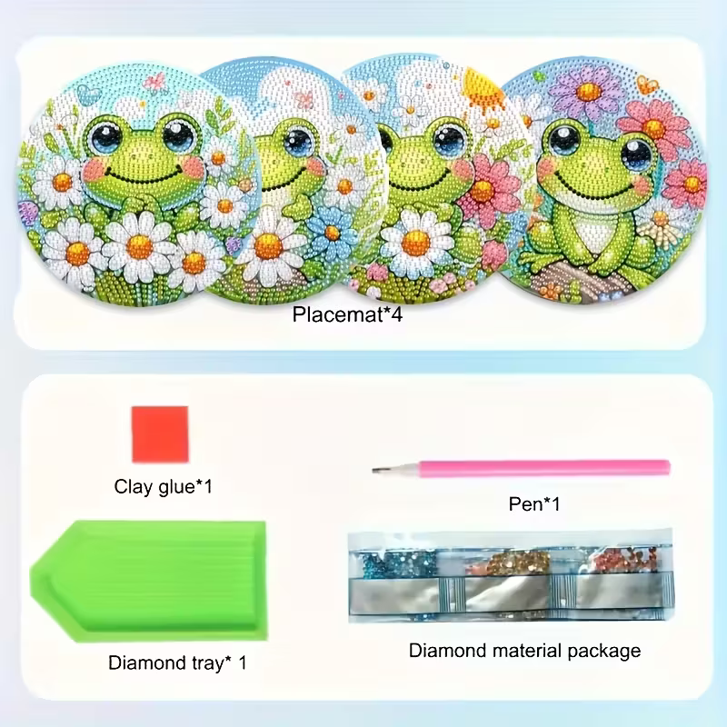 4-piece frog patterned wooden  - Outdoor Furniture Wooden 리뷰 및 가격