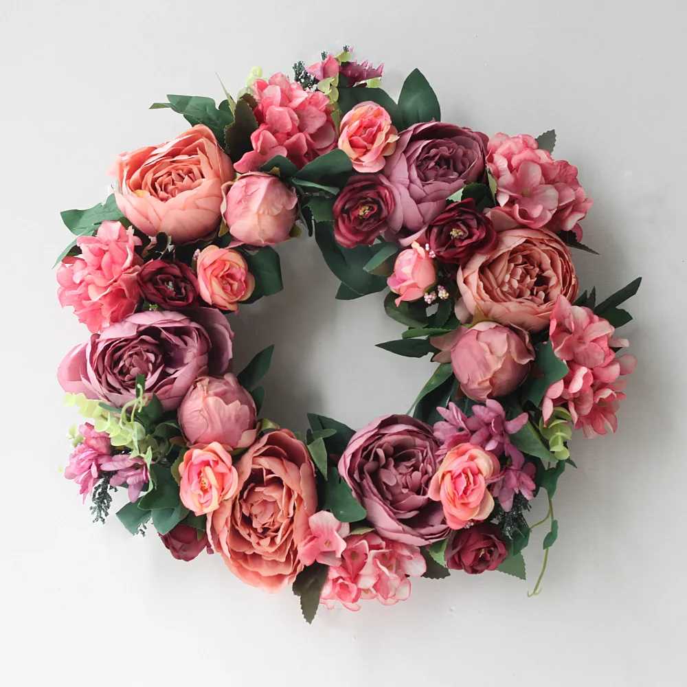Artificial Peony Wreath Garlan - Outdoor Furniture Rh 리뷰 및 가격