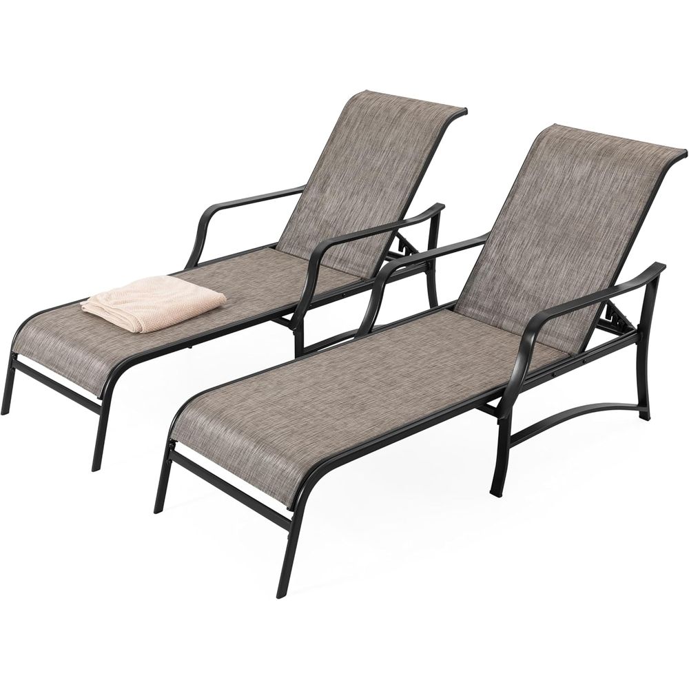 Outdoor Metal Lounge Chairs Se - Outdoor Furniture Lounge Set 리뷰 및 가격