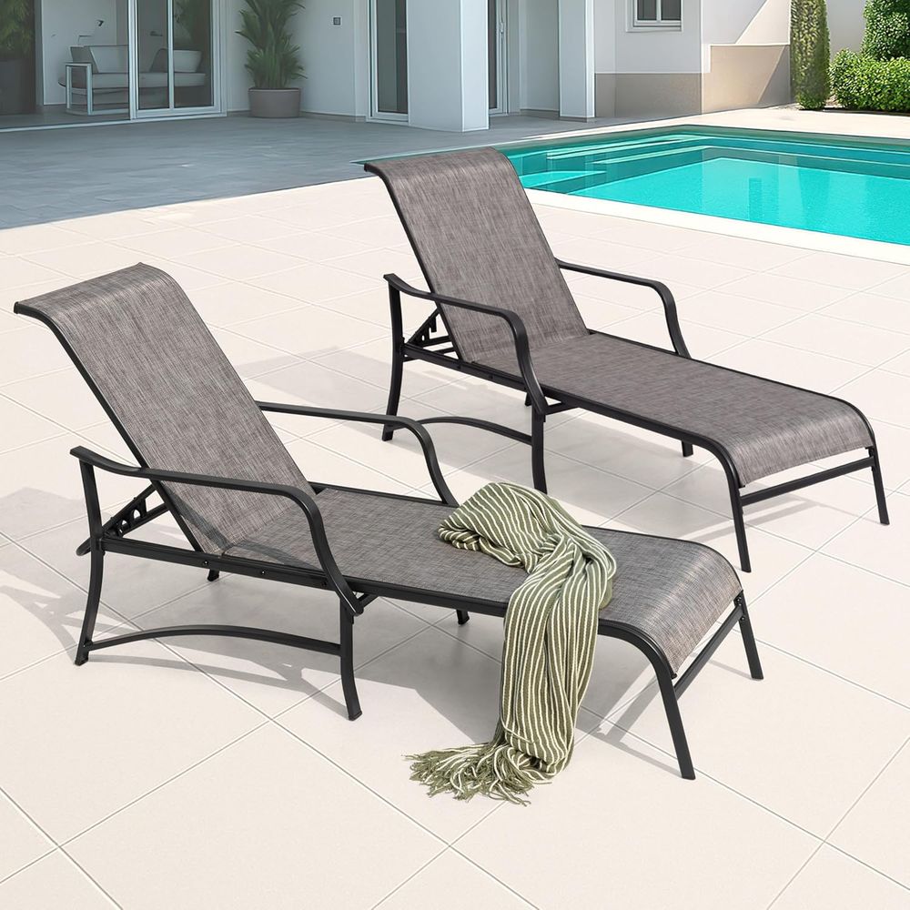 Outdoor Metal Lounge Chairs Se - Outdoor Furniture Lounge Set 리뷰 및 가격