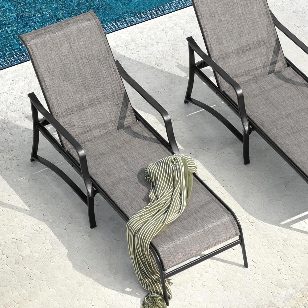 Outdoor Metal Lounge Chairs Se - Outdoor Furniture Lounge Set 리뷰 및 가격