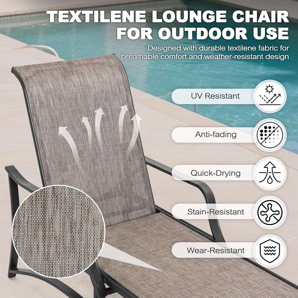 Outdoor Metal Lounge Chairs Se - Outdoor Furniture Lounge Set 리뷰 및 가격