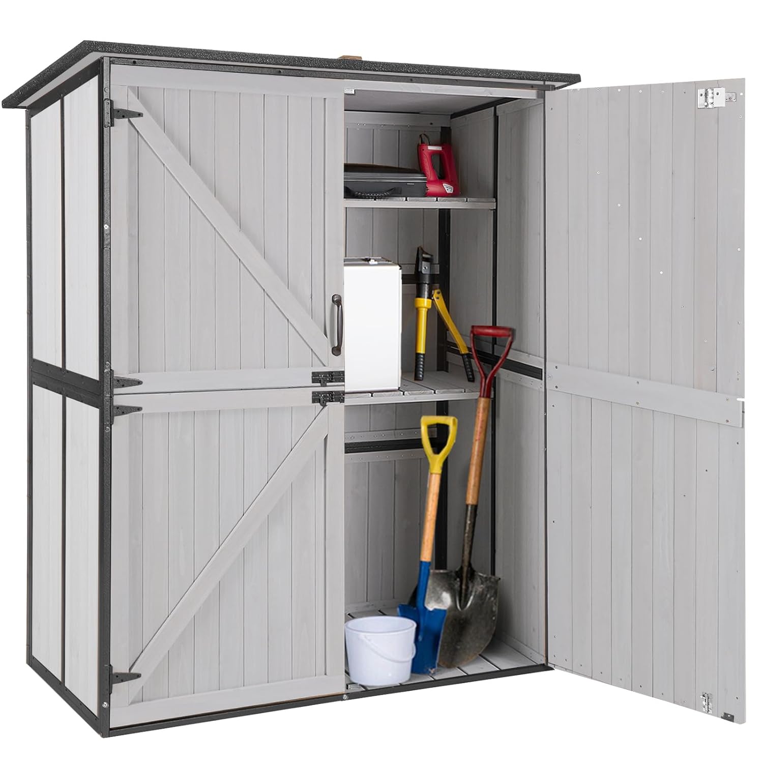 Outdoor Cabinet Storage Shed w - Outdoor Furniture Wooden 리뷰 및 가격
