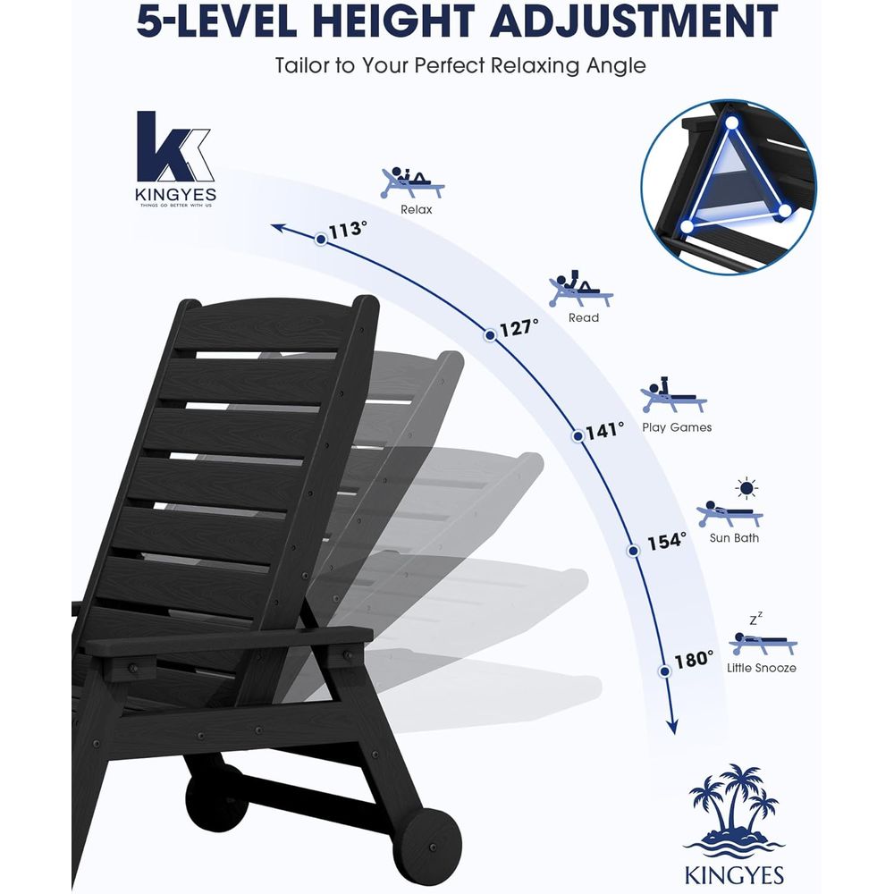 HDPE Lounge Chair Outdoor Set  - Outdoor Furniture Ofo 리뷰 및 가격